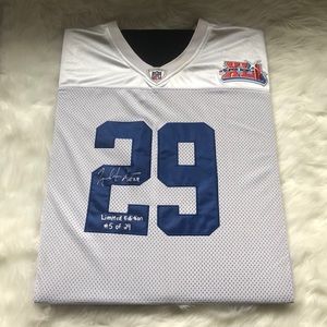 Signed Colts Addai Jersey #29